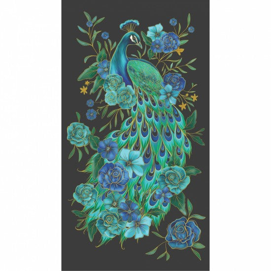 Peacock Quilting Panels