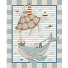 Devonstone Collection Ahoy - Patchwork and Quilting Fabric from Brown's Craft Shed (Tags: Fabric children Devonstone Collection fish lighthouse nautical novelty ocean panel playful sea turtle whale whimsical )