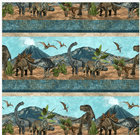 Northcott Stonehenge Prehistoric World - Patchwork and Quilting Fabric from Brown's Craft Shed (Tags: Fabric children panel )