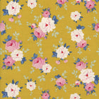 Tilda Sunday Brunch - Pernille Yellow - Patchwork and Quilting Fabric from Brown's Craft Shed (Tags: Fabric cottage Floral flowers Pernille romantic shabby chic Sunday Brunch Tilda vintage )