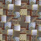 Blank Quilting Corporation - Dino Punk Grey Patch by Holly Glaspey - Patchwork and Quilting Fabric from Brown's Craft Shed (Tags: Fabric Blank Quilting Corporation children Dino Punk Geometric grey Holly Glaspey multi novelty patchwork patterns red steampunk textures )