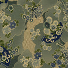 Nutex Akan - Patchwork and Quilting Fabric from Brown's Craft Shed (Tags: Fabric Akan blue classic cream elegant Floral green nature navy Nutex patterns watercolour )