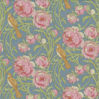 Tilda Songbird - Cora Blue - Patchwork and Quilting Fabric from Brown's Craft Shed (Tags: Fabric birds Cora Floral garden nature romantic Tilda Tilda Songbird vintage whimsical )