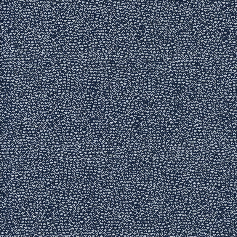 Moda Vintage - Patchwork and Quilting Fabric from Brown's Craft Shed (Tags: Fabric basics blender blue Moda modern navy numbers patterns quilting cotton text timeless typography )
