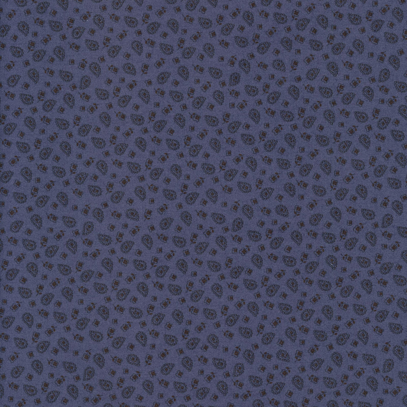 Lloyd Curzon Hold Your Horses - Patchwork and Quilting Fabric from Brown's Craft Shed (Tags: Fabric basics blender blue fabric Geometric Hold Your Horses indigo Lloyd Curzon midnight navy paisley patchwork quilting textures Western )