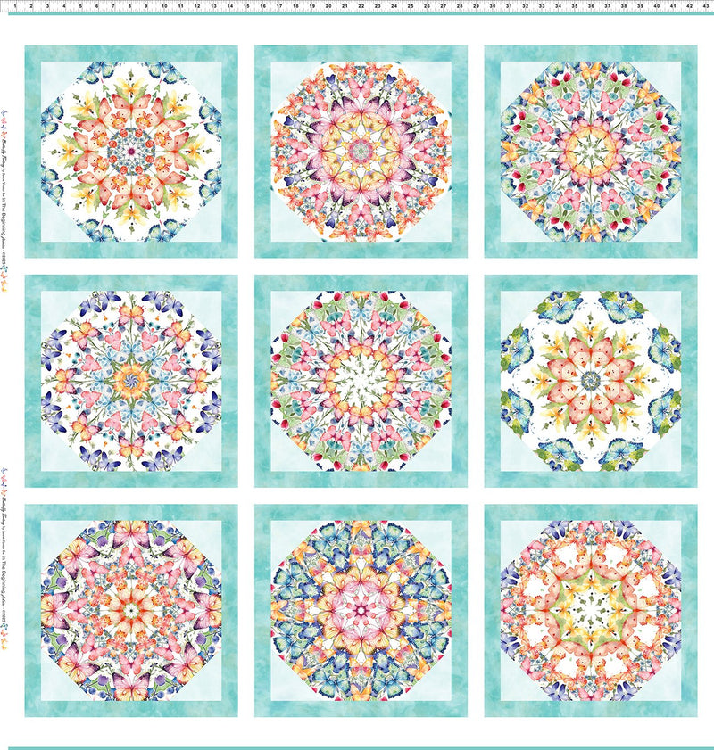In The Beginning Fabrics - Butterfly Fantasy by Jason Yenter - Patchwork and Quilting Fabric from Brown's Craft Shed (Tags: Fabric panel )