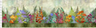 In The Beginning Fabrics - Halycon by Jason Yenter - Border Print - Patchwork and Quilting Fabric from Brown's Craft Shed (Tags: Fabric border print botanical fern green Halycon Jason Yenter multicolour )