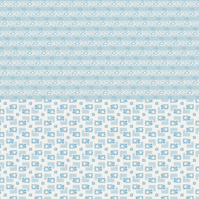 Devonstone Collection Chiara Rose (Hazel 1) by Maree St Clair - Patchwork and Quilting Fabric from Brown's Craft Shed (Tags: Fabric baby blue Chiara Rose Devonstone Collection Maree St Clair patchwork quilting soft split design whimsical )