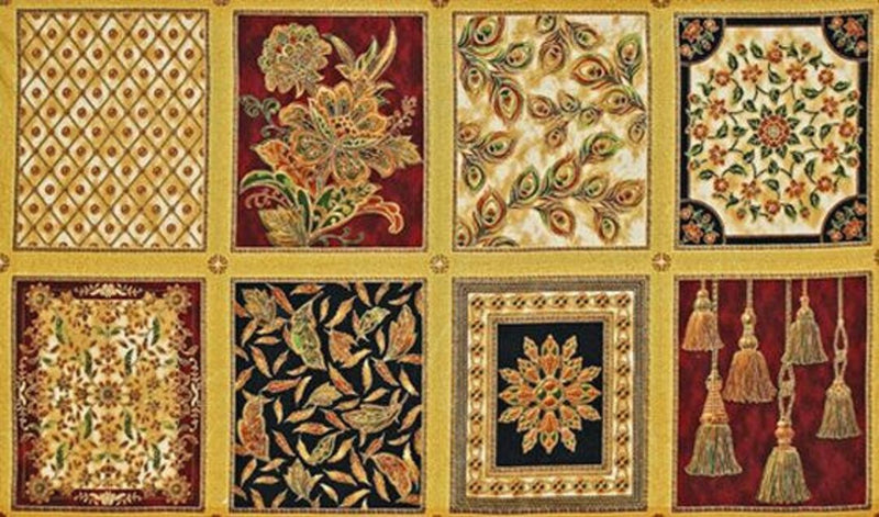 Robert Kaufman Passage to India Panel by The Culture Club - Patchwork and Quilting Fabric from Brown's Craft Shed (Tags: Fabric )