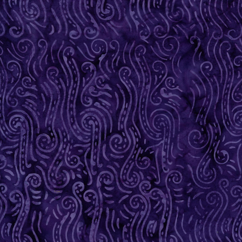 Batik Australia - Midnight Swirl Batik