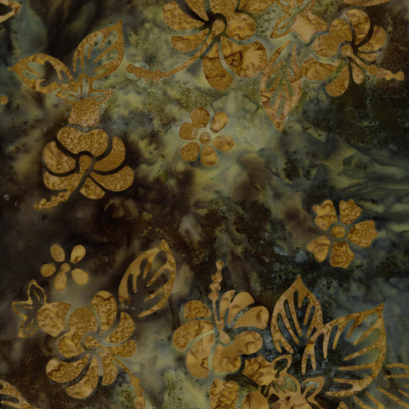 Batik Australia - Golden Hibiscus Batik