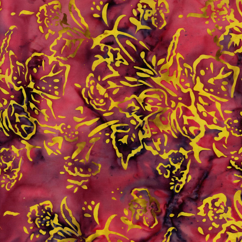 Mirah Zriya Batik - Crimson Bloom