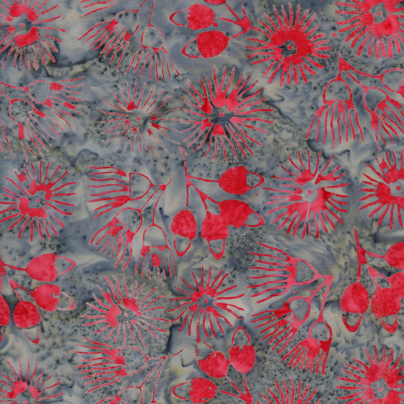 Batik Australia - Red Gum Blossoms
