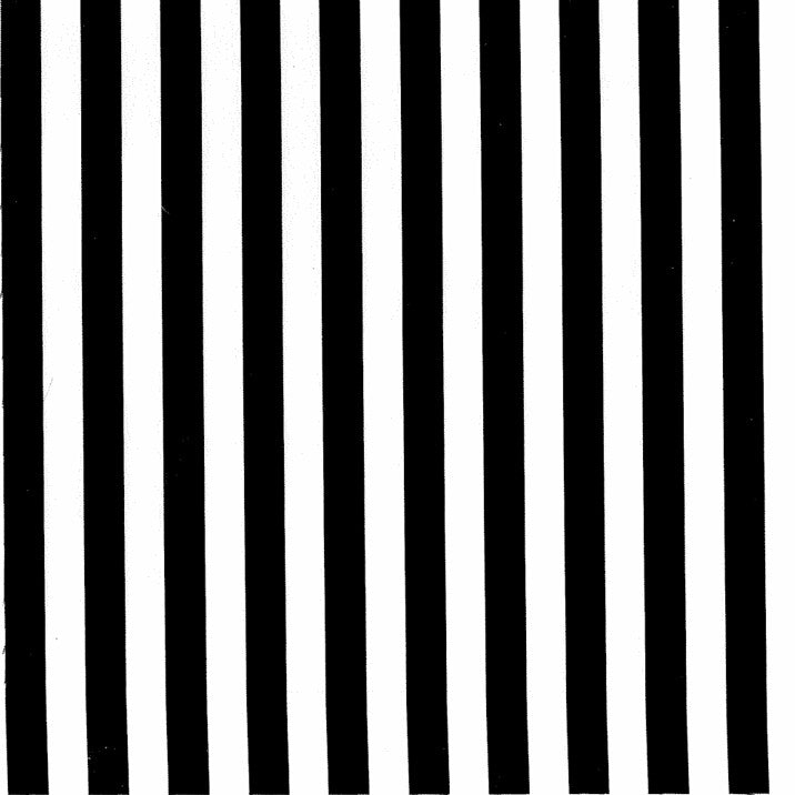 Blockstar Fabrics Circus Collection by Christopher Hill - Black & White - 1/2" Inch Stripe (BF-83) - Patchwork and Quilting Fabric from Brown's Craft Shed (Tags: Fabric )