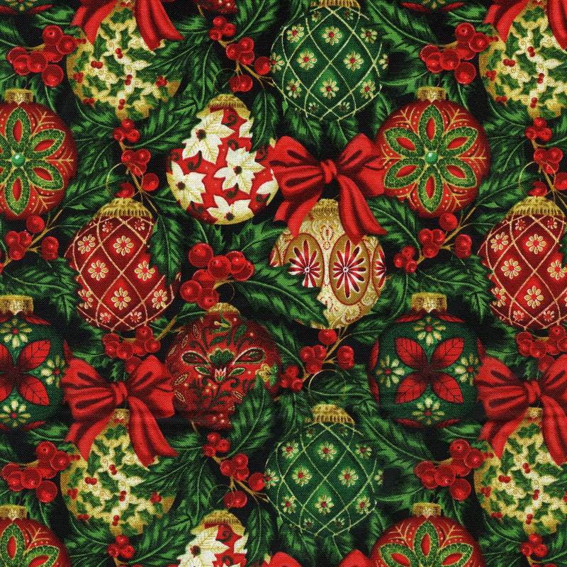 Blank Quilting Corporation Christmas Ornaments Fabric