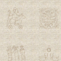 Devonstone Collection - Make Ready for Christmas Stitchery Panel by Natalie Bird from The Birdhouse - Patchwork and Quilting Fabric from Brown's Craft Shed (Tags: Fabric christmas Neutral panel The Birdhouse )