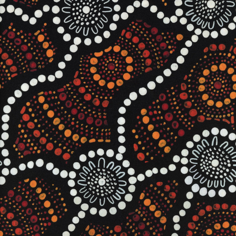 Devonstone Collection Dot Painting - Patchwork and Quilting Fabric from Brown's Craft Shed (Tags: Fabric australiana )