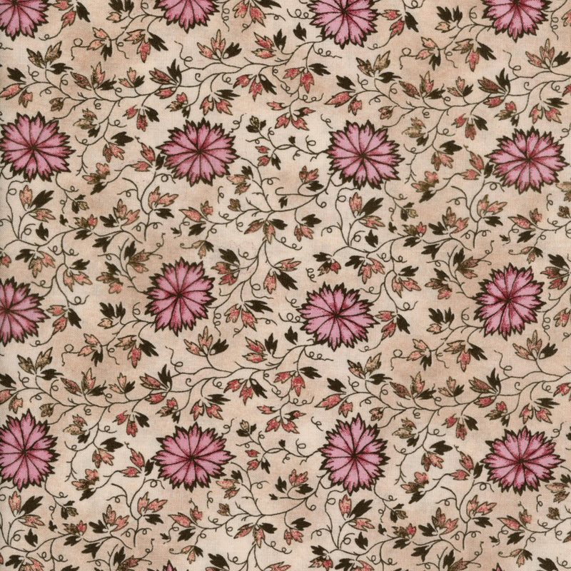 Devonstone Collection Canterbury Companion - Patchwork and Quilting Fabric from Brown's Craft Shed (Tags: Fabric Floral Neutral )