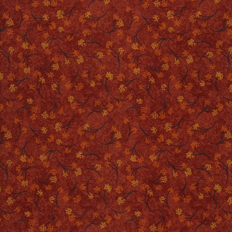 Fabri-Quilt Inc. Harvest Time Lace - Flower Rust