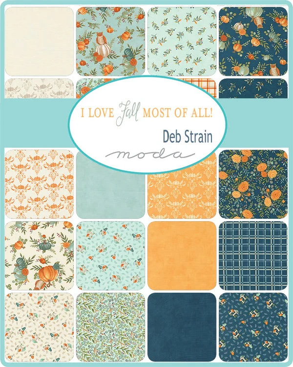 Moda I Love Fall Most Of All Layer Cake by Deb Strain
