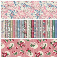 Devonstone Collection Ruby's Coverlet 10" Fabric Stack Pack - Patchwork and Quilting Fabric from Brown's Craft Shed (Tags: Fabric )