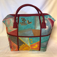Patchwork Suede - One of a Kind Handmade Bag by Betty - Patchwork and Quilting Fabric from Brown's Craft Shed (Tags: Fabric )