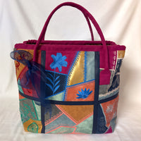 Magenta Floral - One of a Kind Handmade Bag by Betty - Patchwork and Quilting Fabric from Brown's Craft Shed (Tags: Fabric )