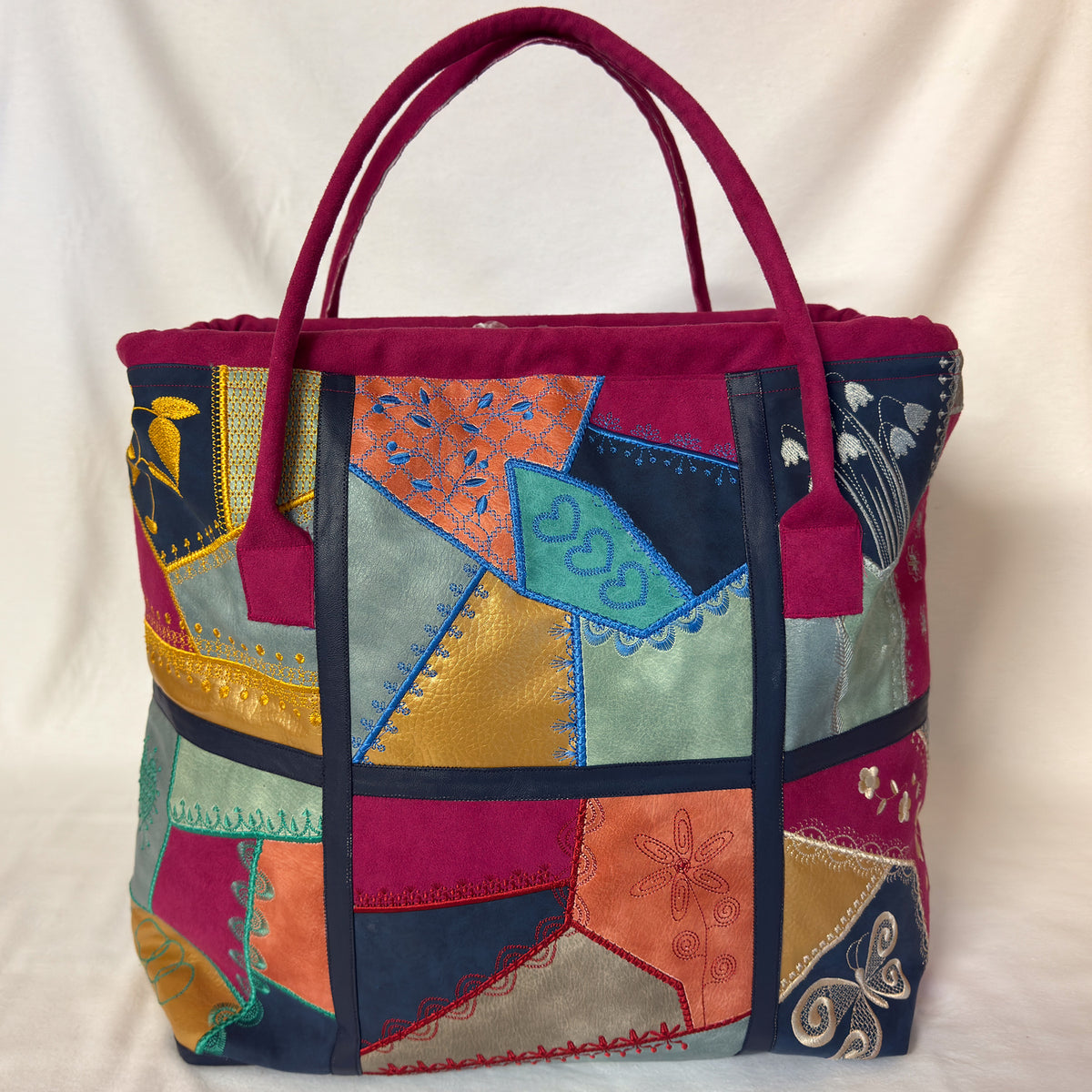 Magenta Floral - One of a Kind Handmade Bag by Betty - Patchwork and Quilting Fabric from Brown's Craft Shed (Tags: Fabric )