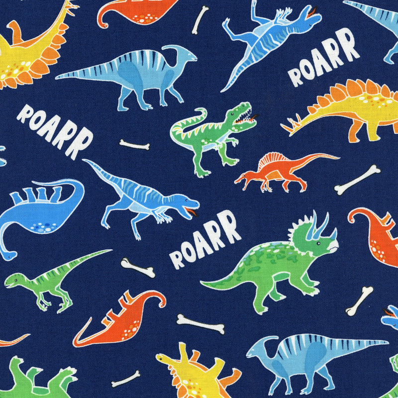 Kenard & Kenard Fabrics Dinosaur Roar - Patchwork and Quilting Fabric from Brown's Craft Shed (Tags: Fabric blue children )