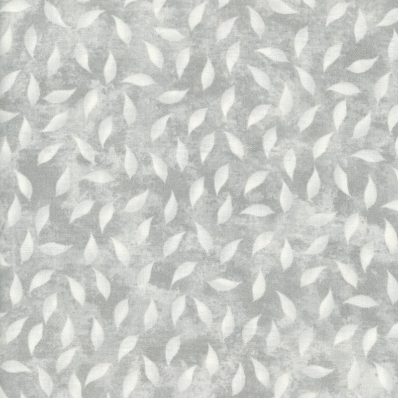 Maywood Studio Grey Leaves - Patchwork and Quilting Fabric from Brown's Craft Shed (Tags: Fabric Floral )