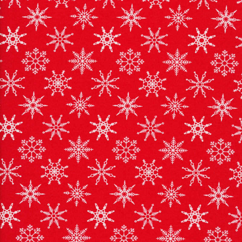 Moda Christmas Snowflakes - Patchwork and Quilting Fabric from Brown's Craft Shed (Tags: Fabric christmas red )