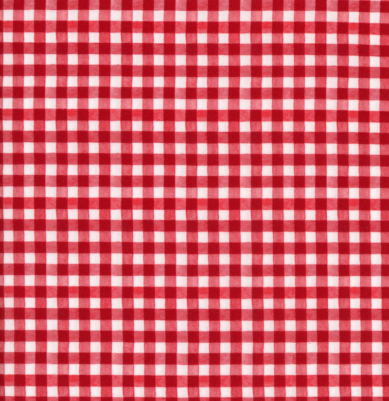 P&B Boutiques Gingham - Patchwork and Quilting Fabric from Brown's Craft Shed (Tags: Fabric red Spots )