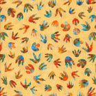 QT Fabrics Dinoroars! Dino Paws - Patchwork and Quilting Fabric from Brown's Craft Shed (Tags: Fabric children dinosaur playful )