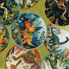 QT Fabrics Dinoroars! Light Green - Patchwork and Quilting Fabric from Brown's Craft Shed (Tags: Fabric children dinosaur playful )