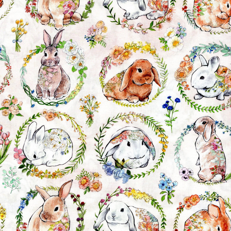 Robert Kaufman Bunny Lane - Patchwork and Quilting Fabric from Brown's Craft Shed (Tags: Fabric animals children )