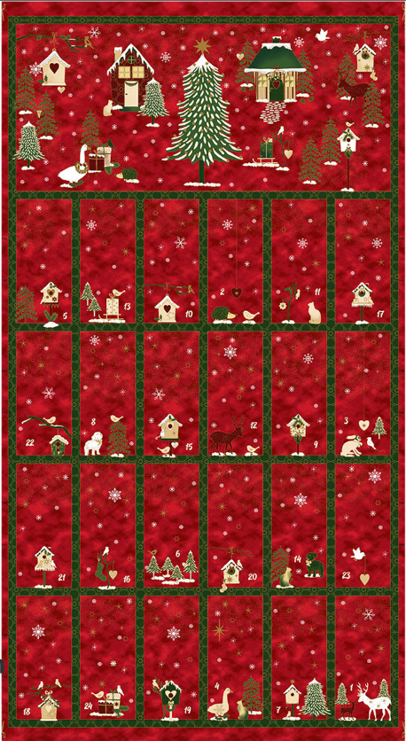 Stoff Fabrics Christmas Advent Calendar