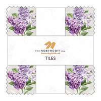 Northcott Lilac Garden by Deborah Edwards 42 pcs Pack - Patchwork and Quilting Fabric from Brown's Craft Shed (Tags: Fabric 10 inch squares Australian quilting supplies cotton quilt fabric Deborah Edwards layer cake fabric lilac floral fabric Lilac Gardens Northcott Studio pre-cut quilting fabric purple quilting fabric )