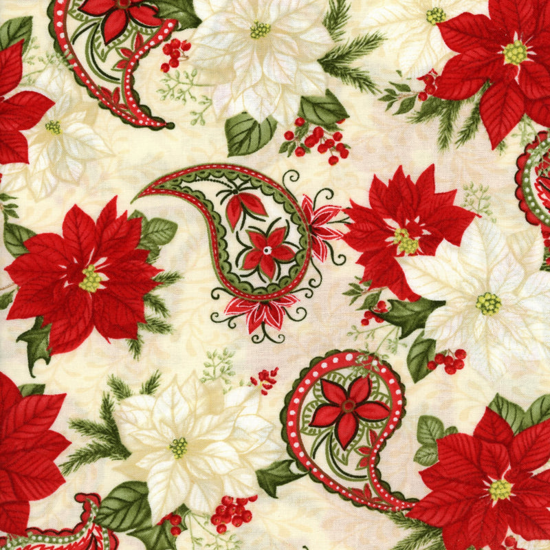 Wilmington Prints Paisley Christmas