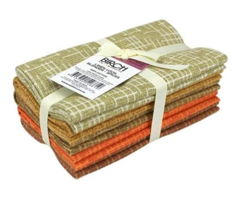 Birch - Linen Look Blender - Spices - Patchwork and Quilting Fabric from Brown's Craft Shed (Tags: Fabric )