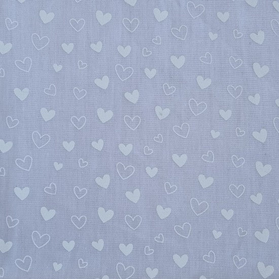 Nutex Simply Tonal (White on White) - Patchwork and Quilting Fabric from Brown's Craft Shed (Tags: Fabric blender blenders cream hearts love minimalist Neutral Nutex patterns Simply Tonal tonal valentines day white )