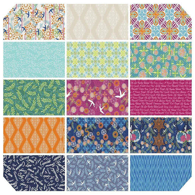 Free Spirit Enchanted Fat Quarter Bundle by Valori Wells (15pcs)