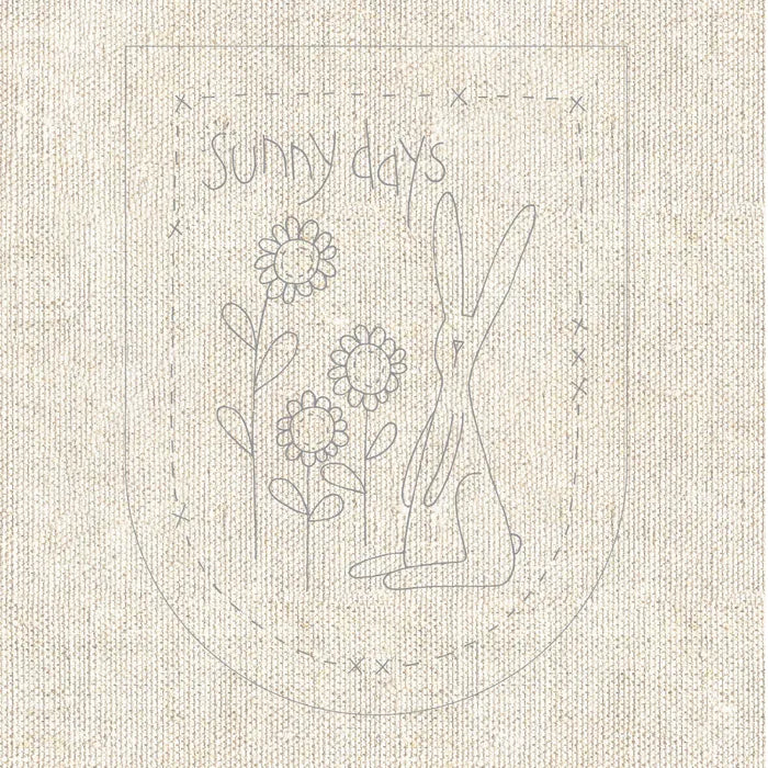 Tilda Club Project Stitchery Panel - Patchwork and Quilting Fabric from Brown's Craft Shed (Tags: Fabric linen cotton neutral tones panel sewing themed stitchery panel Tilda )