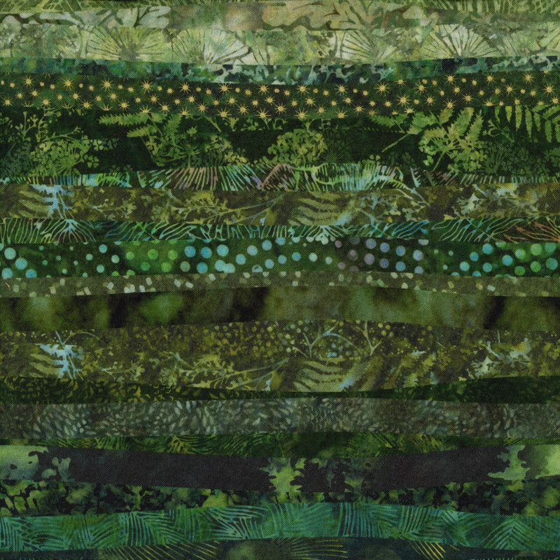 Hoffman Fabrics - Hoffman Waves - Hunter - Patchwork and Quilting Fabric from Brown's Craft Shed (Tags: Fabric blender earthy fern forest Geometric green Hoffman Fabrics Hoffman Waves Hunter jungle nature patchwork patterns quilting textured tonal water )