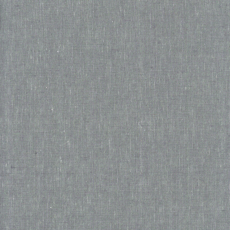 Robert Kaufman Essex Yarn Dyed Metallic - Platinum - Patchwork and Quilting Fabric from Brown's Craft Shed (Tags: Fabric basics blender grey linen metallic platinum Robert Kaufman silver solid textures )