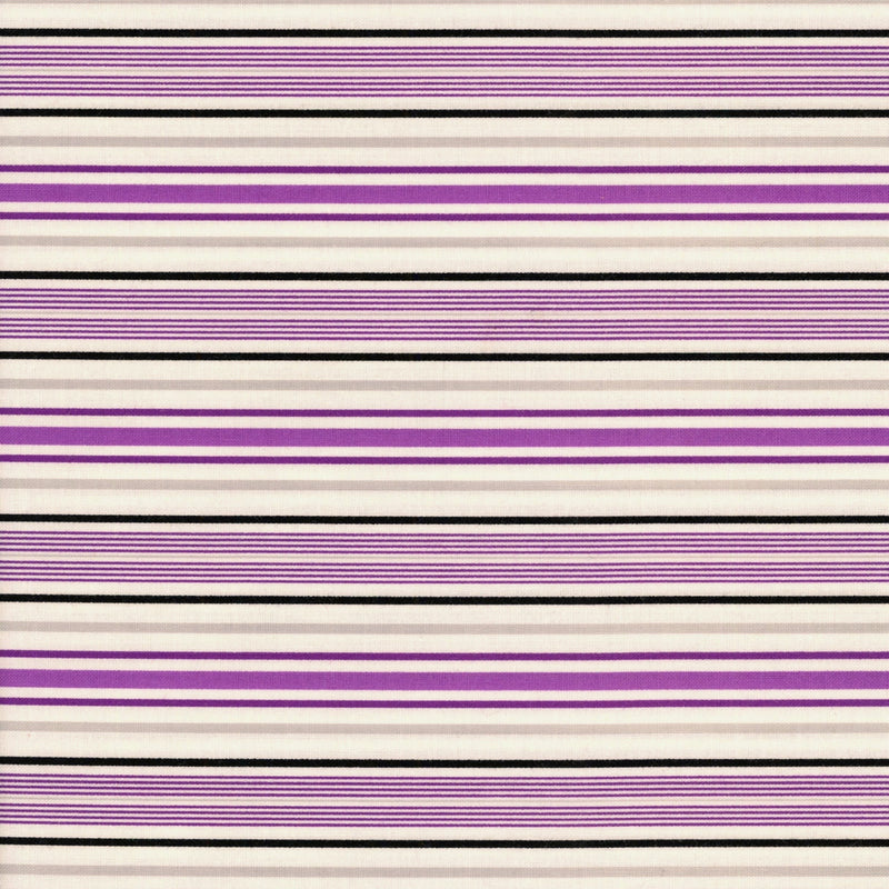 Ascot Lane Exclusively Quilters Amethyst - Patchwork and Quilting Fabric from Brown's Craft Shed (Tags: Fabric blender lines Neutral Off-White patterns purple Stripes )