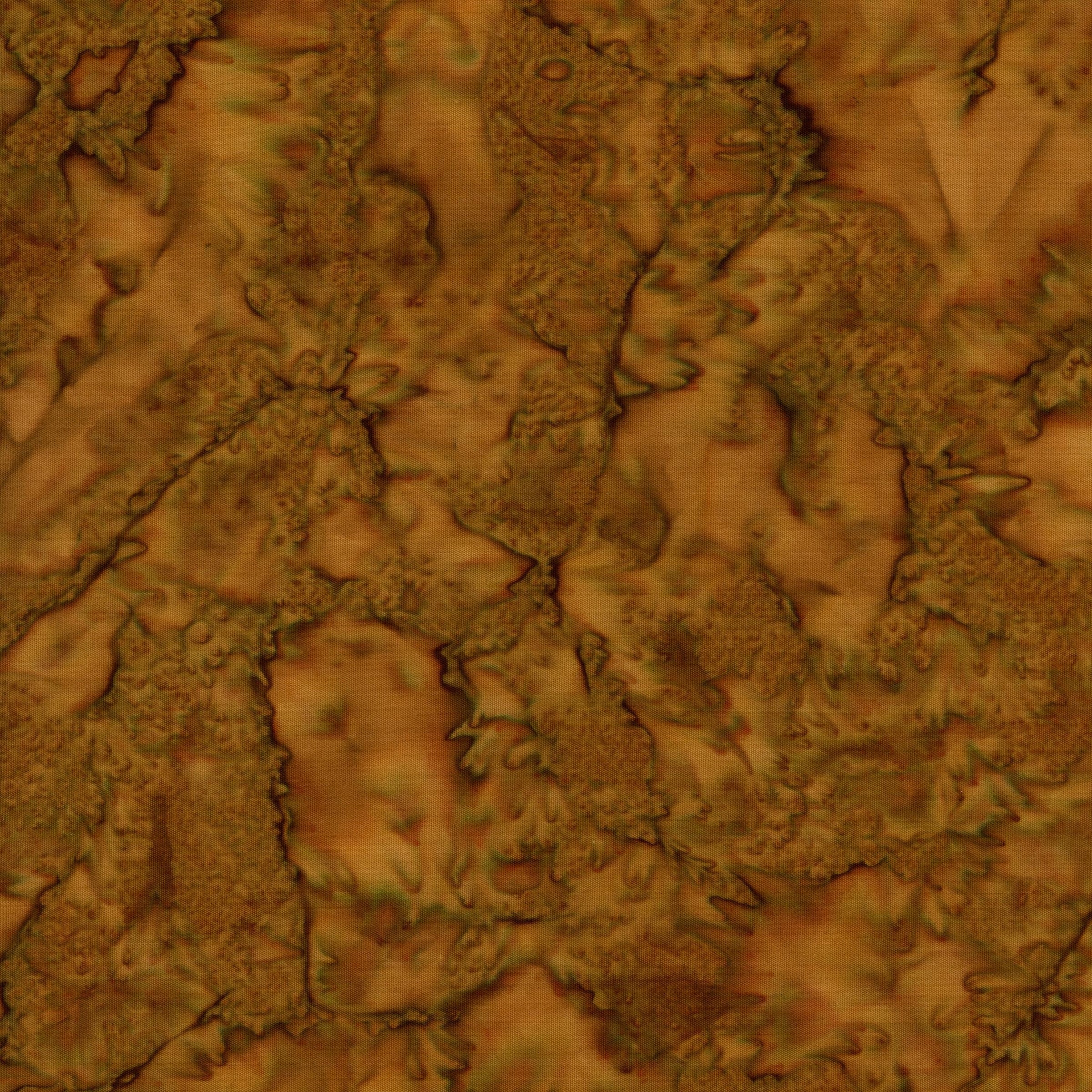 Ayu Batiks - Gold Amber Marble - Patchwork and Quilting Fabric from Brown's Craft Shed (Tags: Fabric amber batik blender blenders Brown earthy green marble nature olive orange rustic textures tonal )