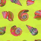 FreeSpirit Fabrics: Floral Reef by Tula Pink - Lil Shelly (Sea Grass) - Patchwork and Quilting Fabric from Brown's Craft Shed (Tags: Fabric beach coral Floral Reef FreeSpirit Fabrics green novelty ocean pink playful purple Sea Grass shells Tula Pink water whimsical )