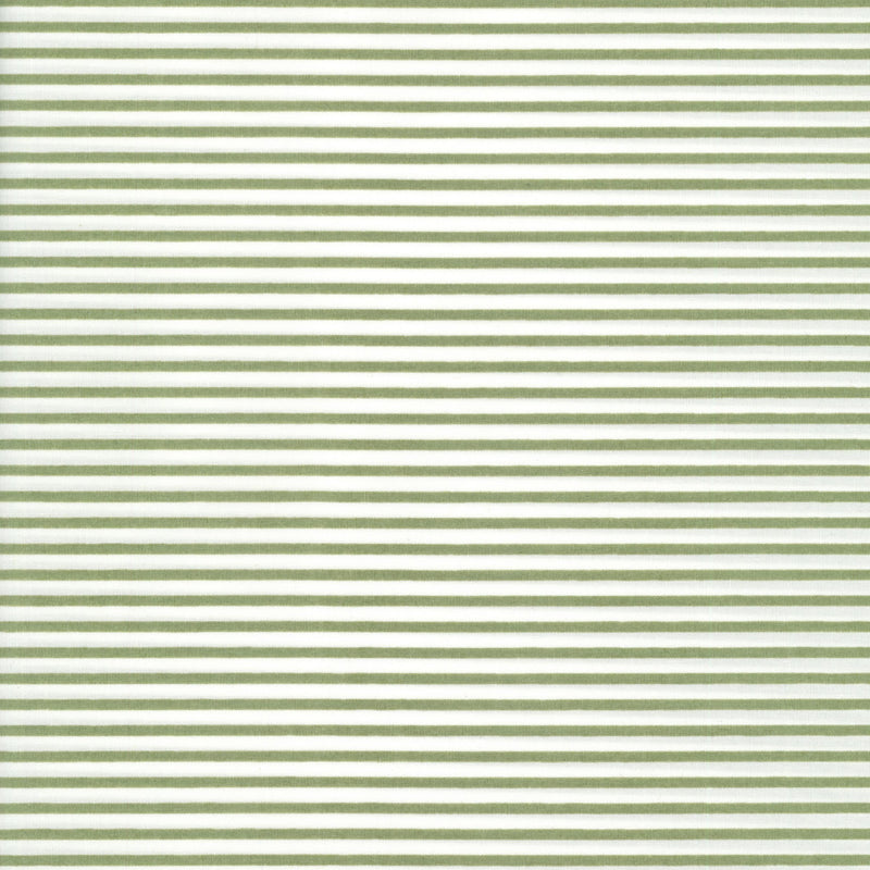 Kennard & Kennard - Sage Horizon Stripes - Patchwork and Quilting Fabric from Brown's Craft Shed (Tags: Fabric basics blender green lines Neutral sage )