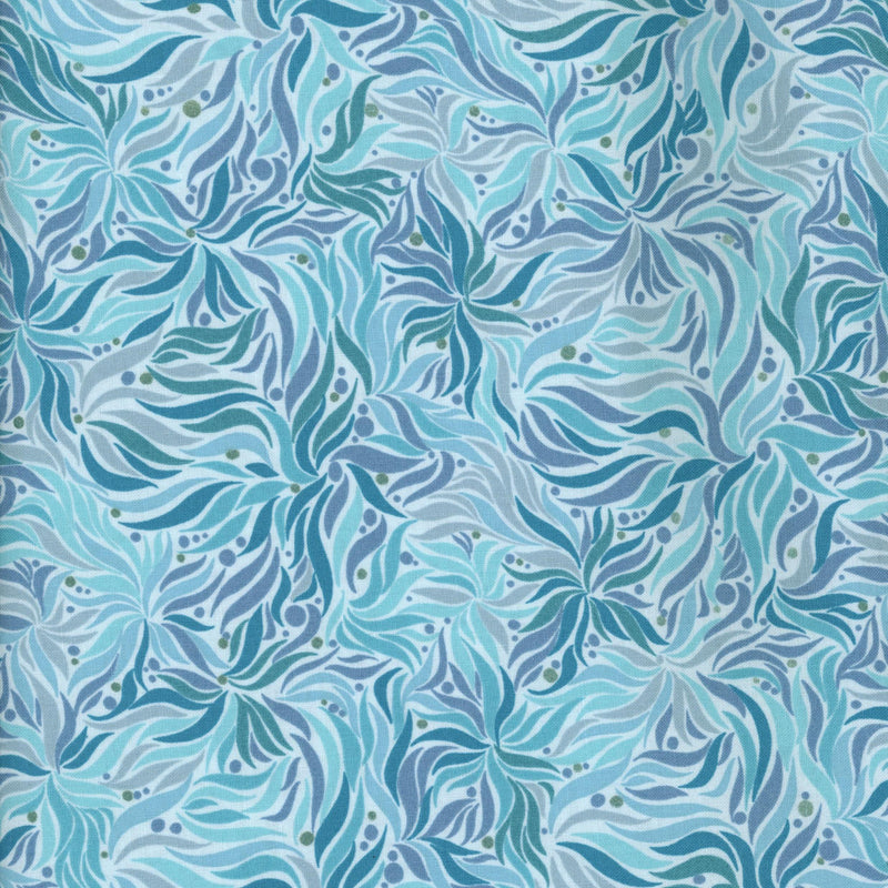 Lloyd Curzon Saguaro - Patchwork and Quilting Fabric from Brown's Craft Shed (Tags: Fabric blue )