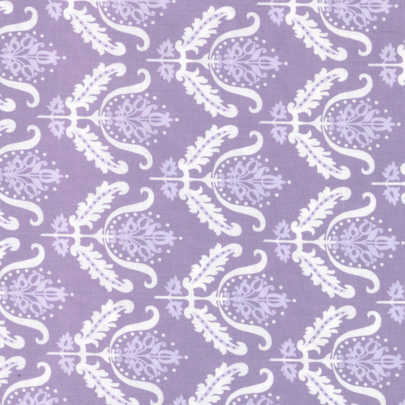 Gutermann Ring A Roses - Patchwork and Quilting Fabric from Brown's Craft Shed (Tags: Fabric elegant Gutermann lilac ornamental patchwork patterns purple quilting romantic soft vintage violet )